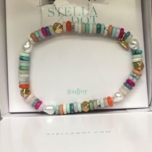 Stella and Dot Bohemian Beaded Stretch Bracelet